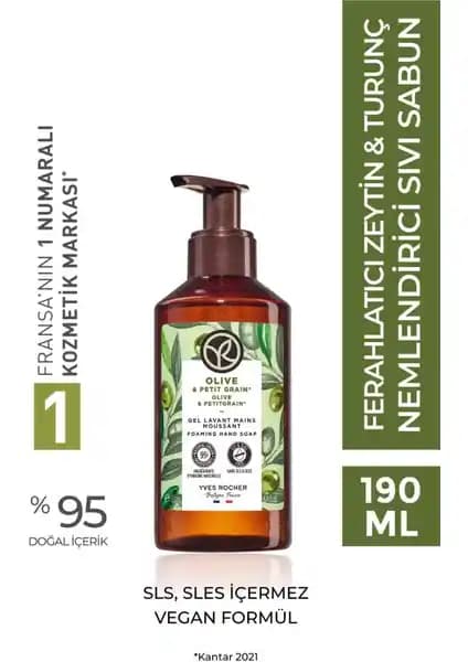 Yves Rocher Sıvı Sabun Ferahlatıcı ve Doğal Temizlik Deneyimi 190 ml