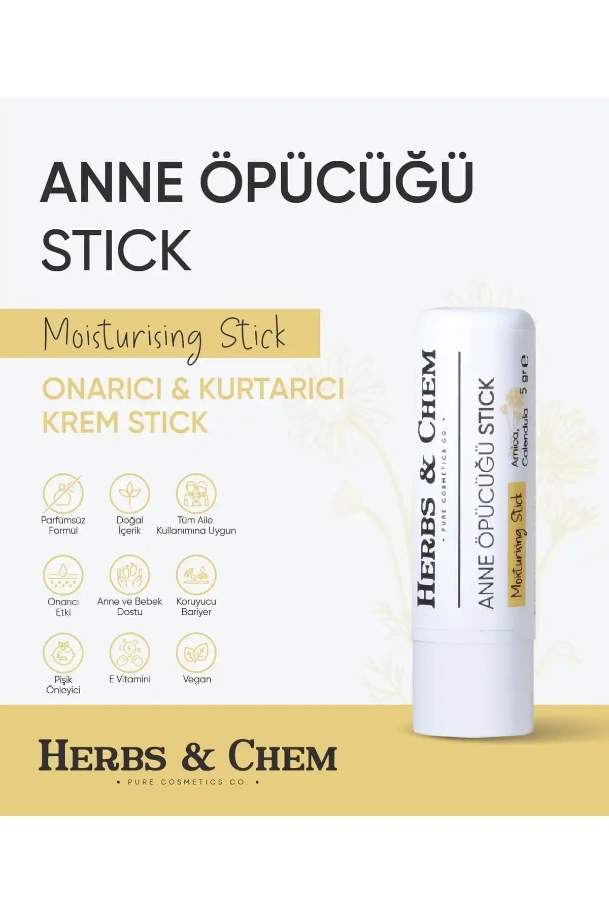 Anne Öpücüğü Stick: Doğal İçeriklerle Çok Amaçlı ve Pratik Kozmetik Çözüm