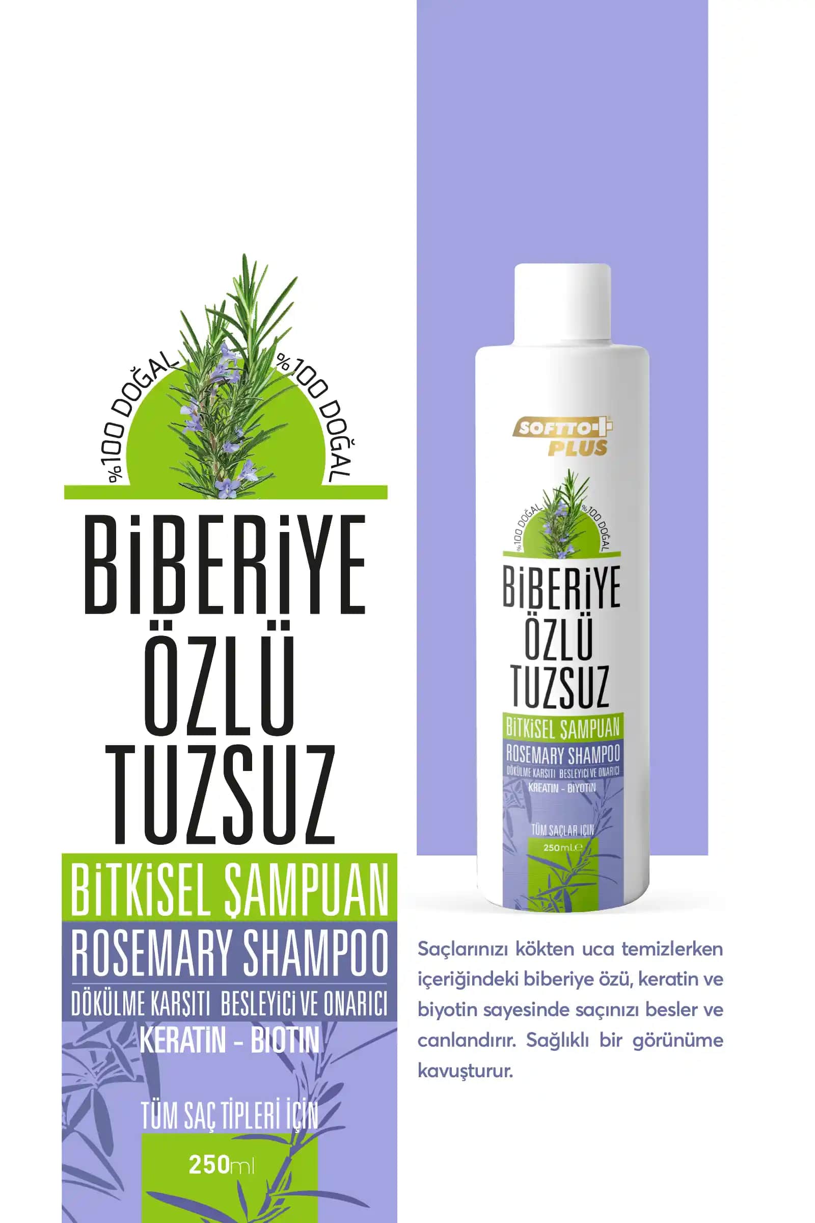 Biberiye Şampuanı ile Saç Sağlığını Doğal Yollardan Güçlendirin ve Koruyun