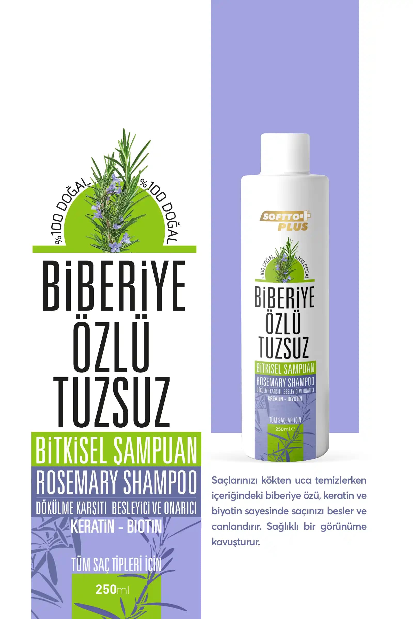 Biberiye Şampuanı ile Saç Sağlığını Doğal Yollardan Güçlendirin ve Koruyun