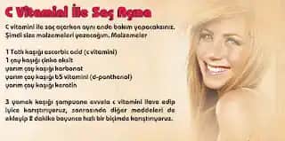 C Vitamini ile Saç Açma ve Saç Sağlığını Destekleyen Doğal Yöntemler