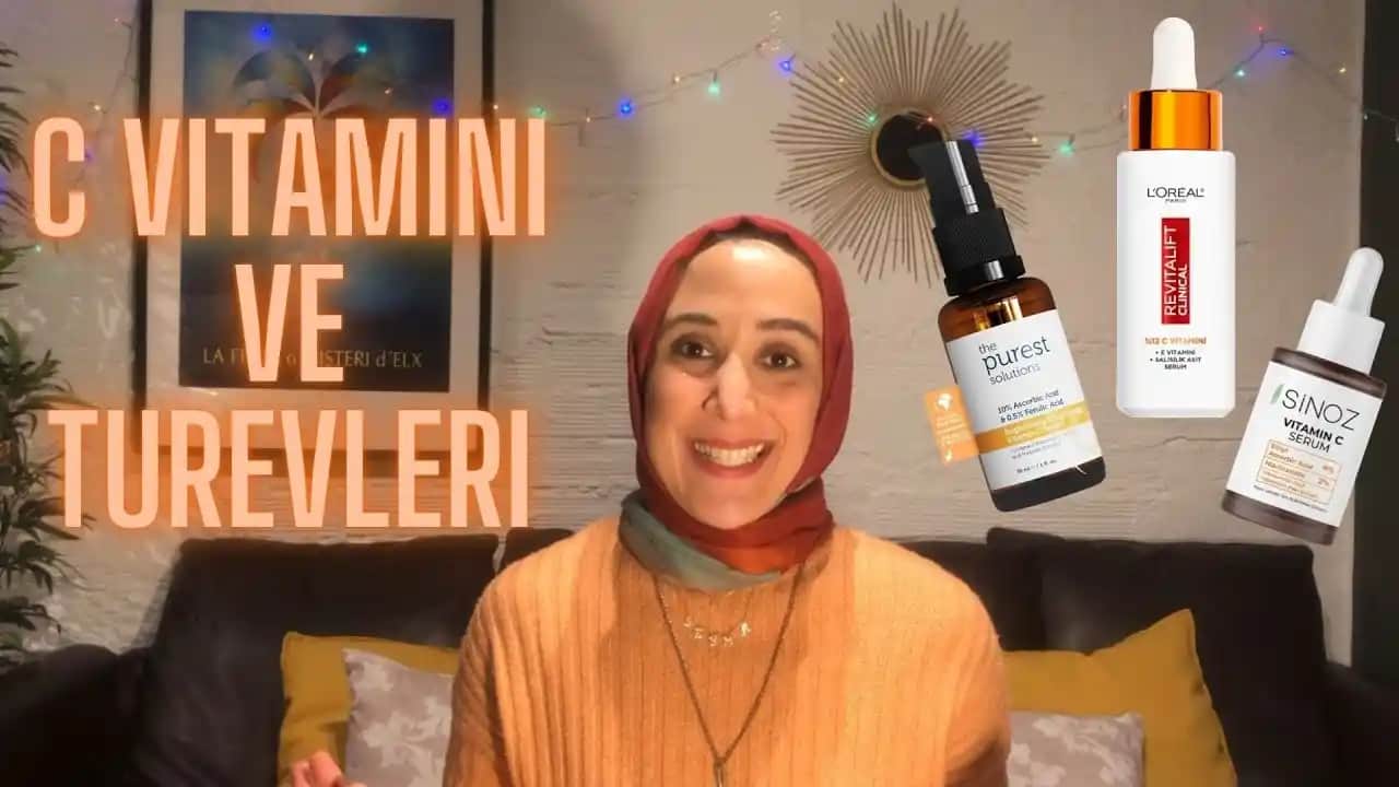 C vitamini türevleri ile cilt sağlığını koruma ve parlaklık sağlayan etkili kozmetik çözümler