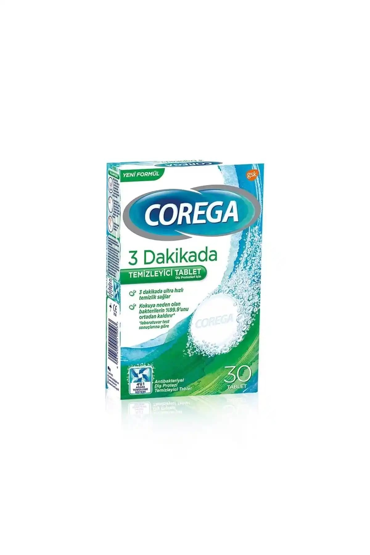 Corega Şeffaf Plak Temizleyici Ürünü ve Kullanım Kılavuzu