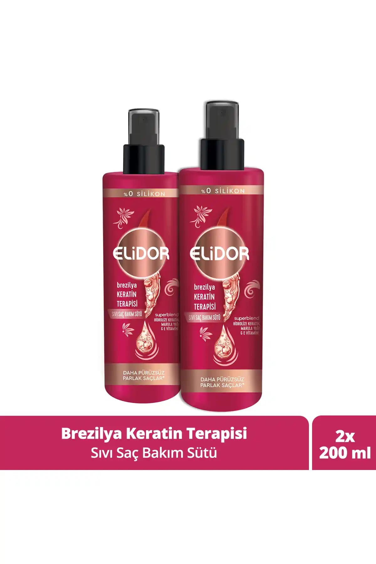 Elidor Brezilya Keratin Sütü ile Saç Sağlığını Güçlendiren ve Parlaklık Kazandıran Bakım Ürünü