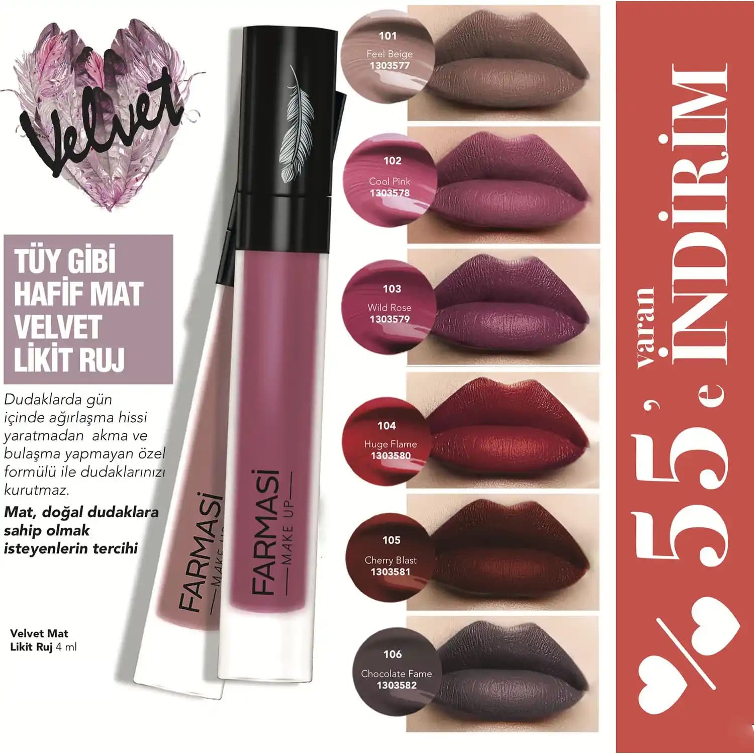 Farmasi Likit Rujlar: Uzun Süre Kalıcı ve Geniş Renk Seçenekleriyle Makyajınıza Şıklık Katar