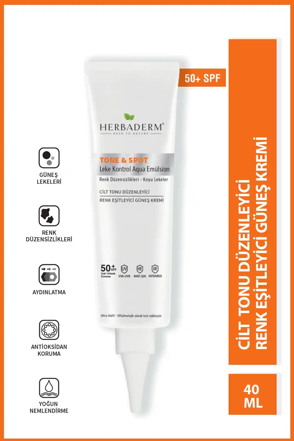 Herbaderm Tonik Spot Güneş Kremi: Yüksek Koruma ve Cilt Onarımı Sağlayan Ürün