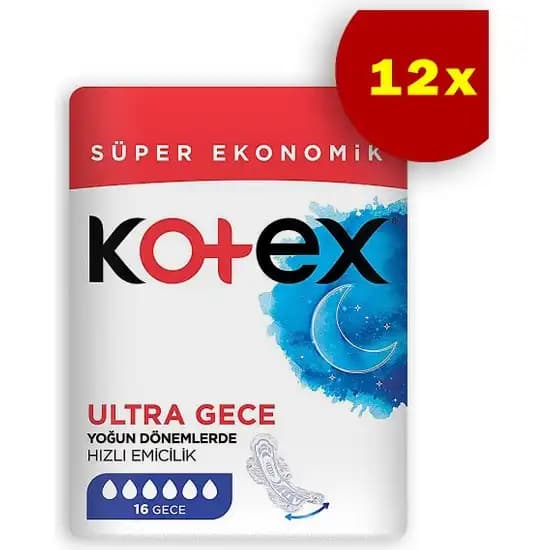 Kotex 16 Gece Pedleri: Yüksek Emicilik ve Konfor Sunan Güvenilir Gece Koruma Ürünü