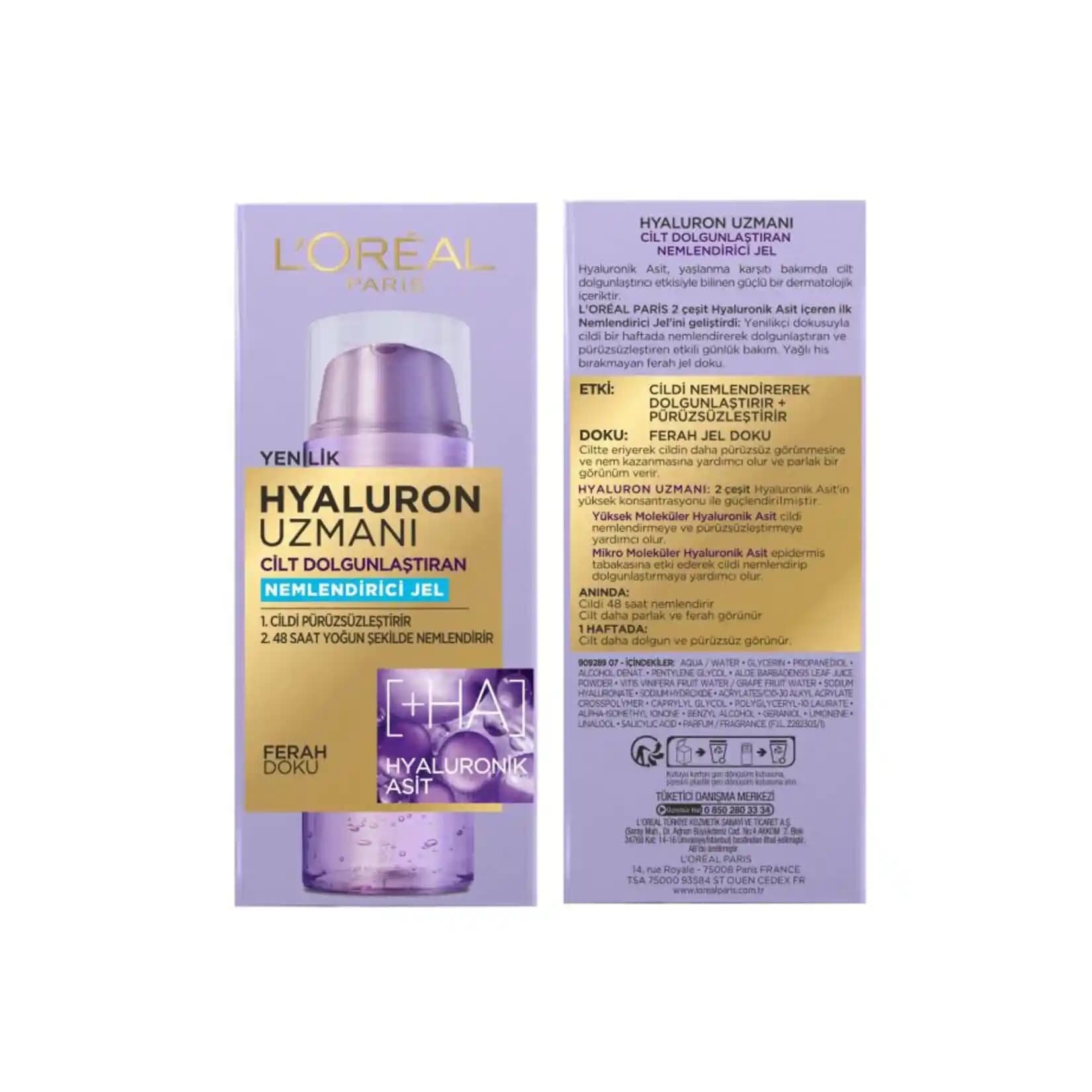 Loreal Paris Hyaluronik Asit Nemlendirici Jel: Cilt Nemlendirme ve Sağlığı İçin Etkili Çözüm