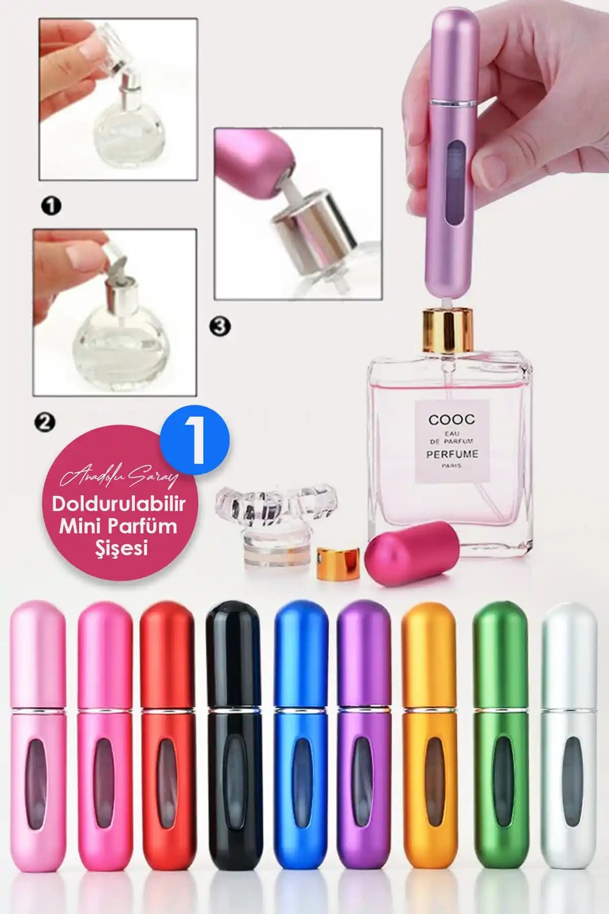 Mini Parfüm Şişeleri: Taşınabilirlik ve Estetik ile Güzellik Rutinlerinizde Yenilik