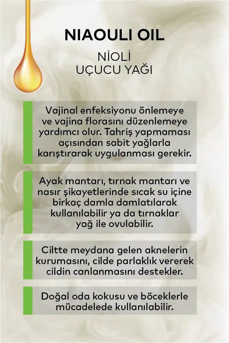 Nioli yağı nedir, kullanım alanları ve cilt bakımında etkileri üzerine kapsamlı bilgi