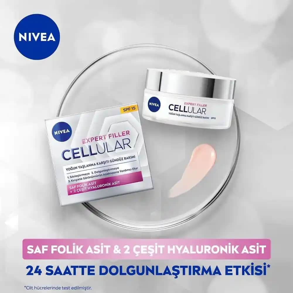Nivea Cellular Filler Gündüz Kremi ile Cilt Bakımında Etkili Çözümler Sunar