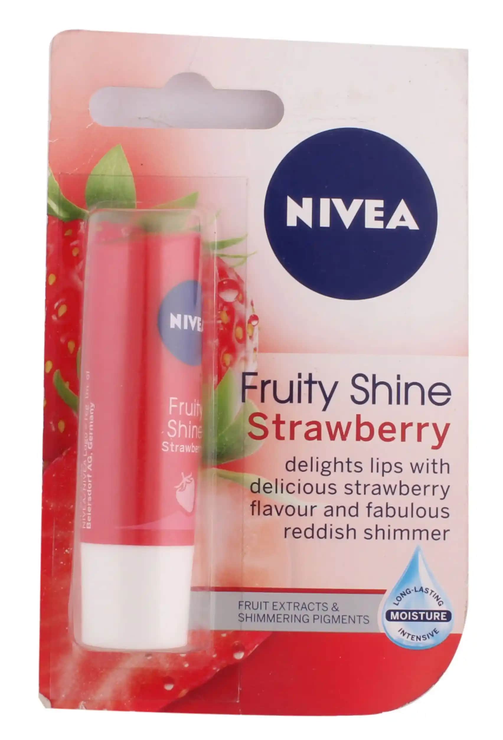 Nivea Fruity Shine Çilek Dudak Parlatıcı: Doğal Güzellik ve Nemlendirme Özellikleri