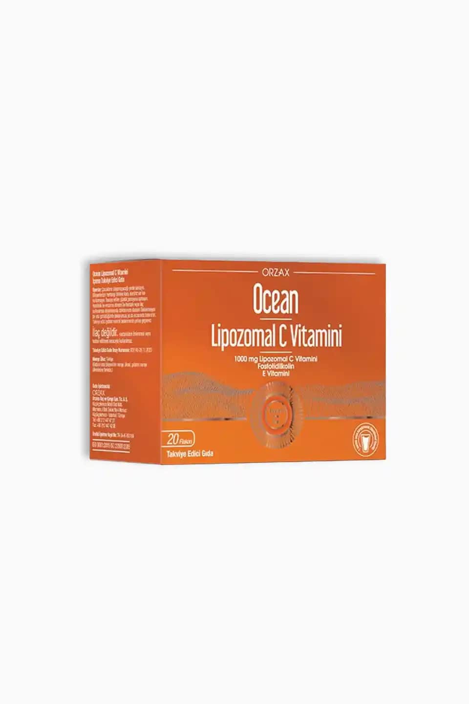 Ocean Lipozomal C Vitamini 1000 Mg: Cilt ve Bağışıklık İçin Güçlü Takviye