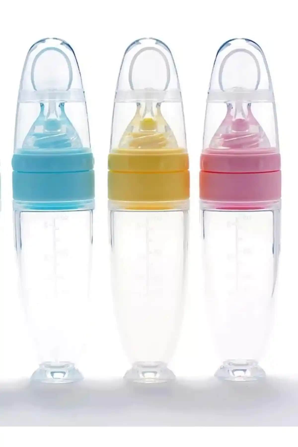 Silikon Kaşıklı Biberonlar: Güvenli ve Çok Fonksiyonlu Bebek Beslenme Çözümü
