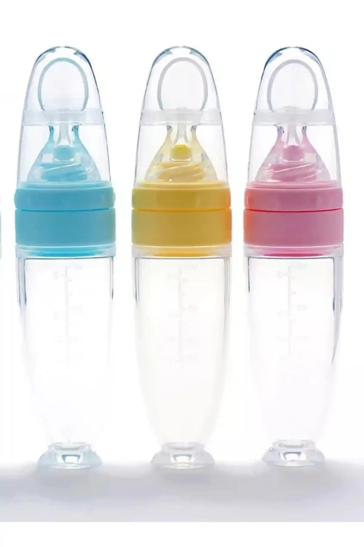 Silikon Kaşıklı Biberonlar: Güvenli ve Çok Fonksiyonlu Bebek Beslenme Çözümü
