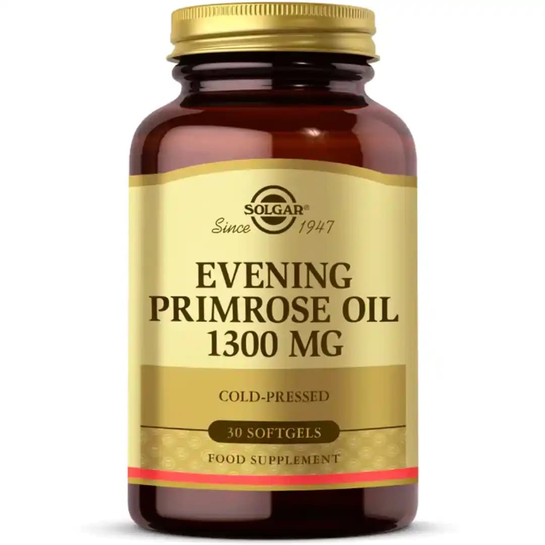 Solgar Evening Primrose Oil 1300: Doğal İçeriklerle Cilt Sağlığını Destekleyen Takviye