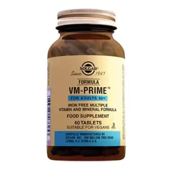 Solgar VM Prime 50+ ile yaşlanma karşıtı ve cilt sağlığını destekleyen multivitamin