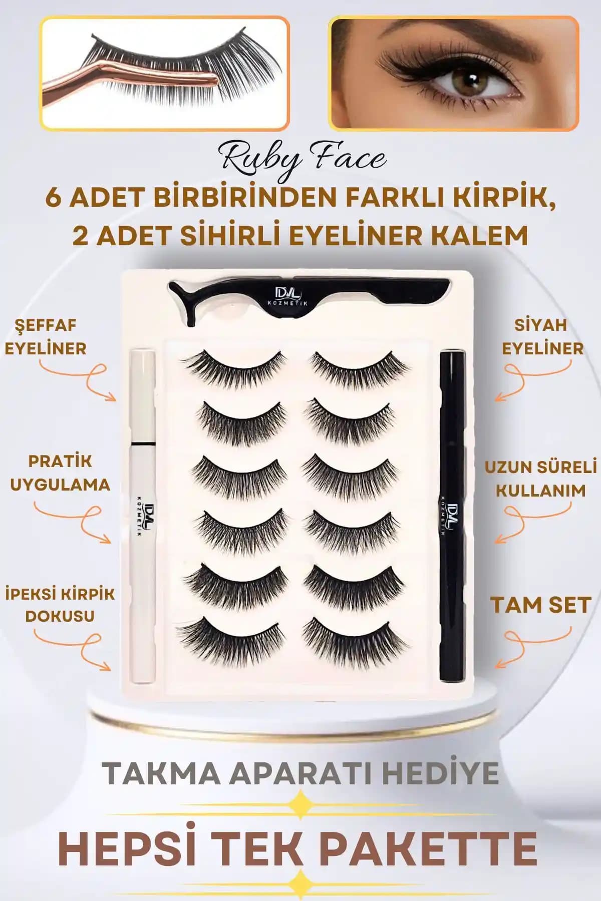 Takma Kirpik Setleri: Gözleri Belirginleştiren ve Çekici Hale Getiren Makyaj Ürünleri