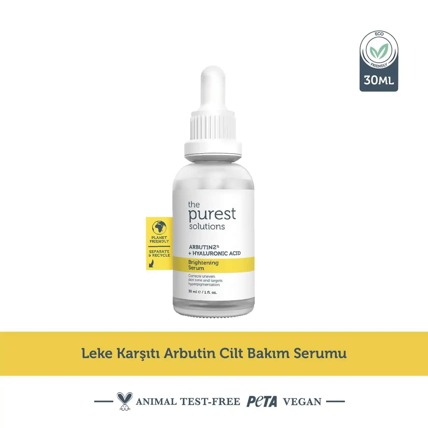 The Purest Solutions Leke Giderici Serum 30 ml: Doğal ve Güçlü Cilt Lekesi Azaltıcı Çözüm