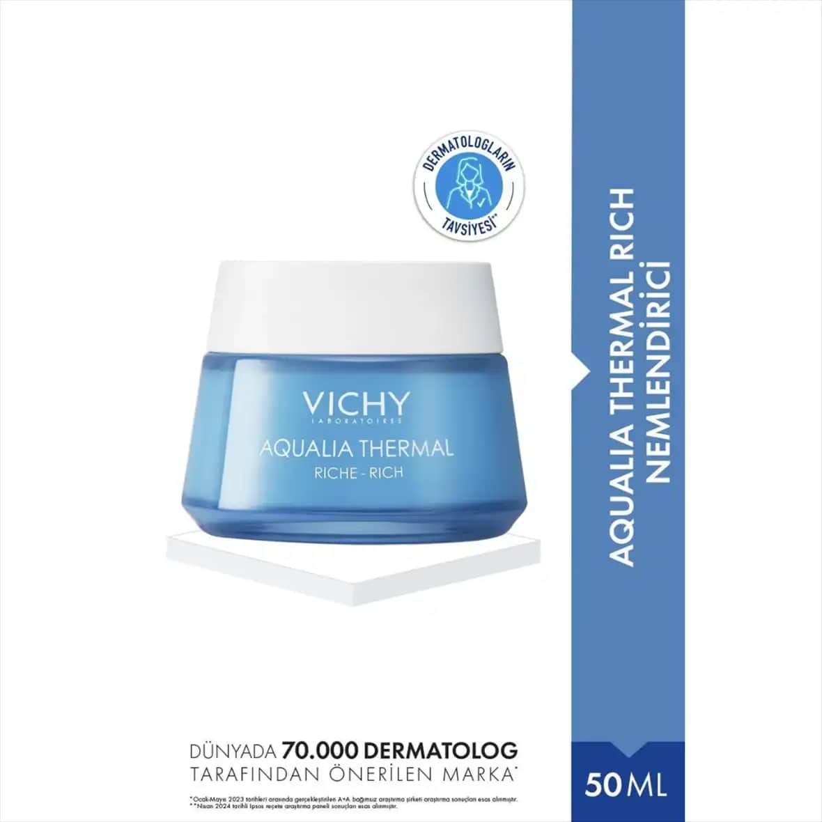 Vichy Aqualia Thermal Nemlendirici Krem: Cilt Nemlendirme ve Canlandırma Özellikleri