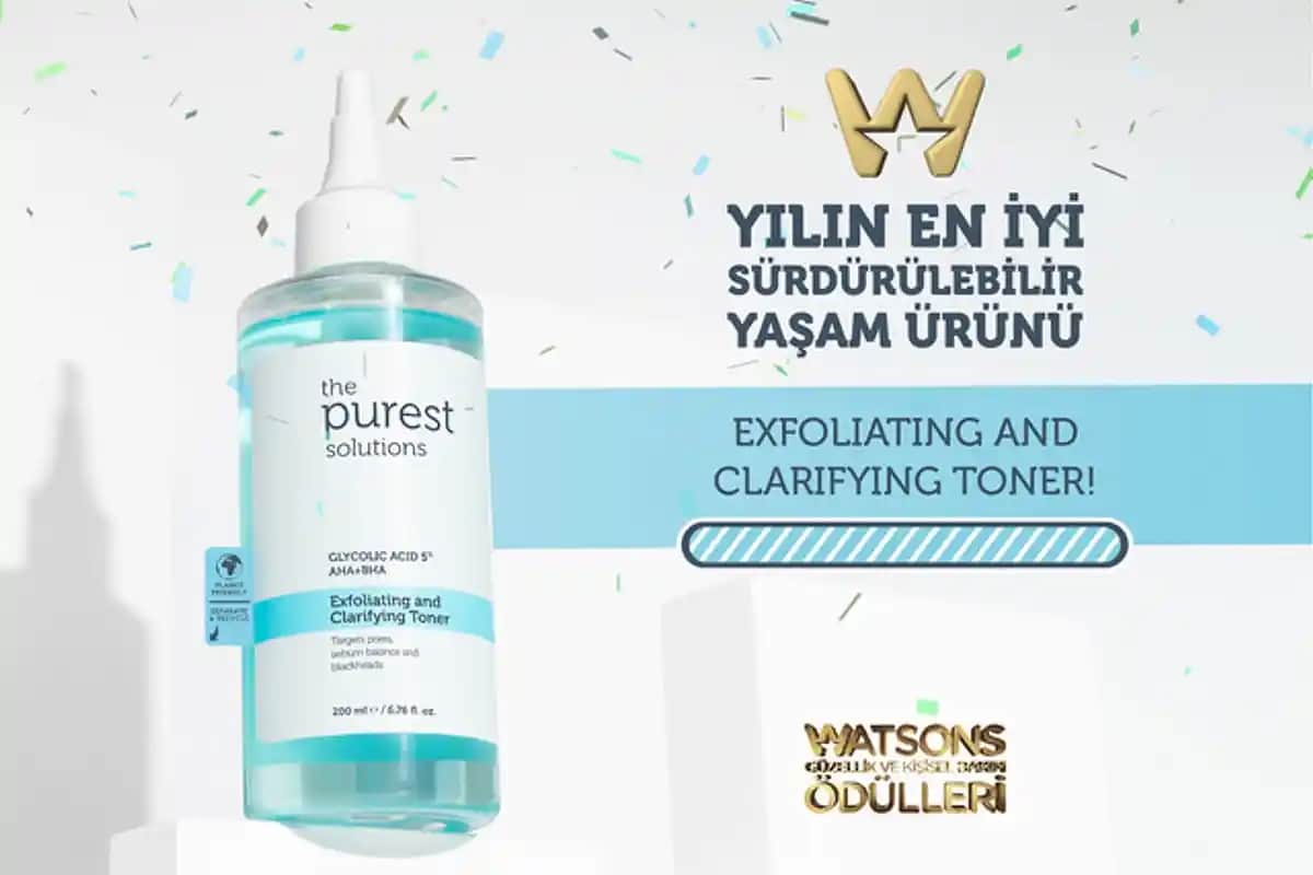 Watsons The Purest Tonik ile Hassas ve Kuru Ciltler İçin Doğal Temizlik ve Dengeleme