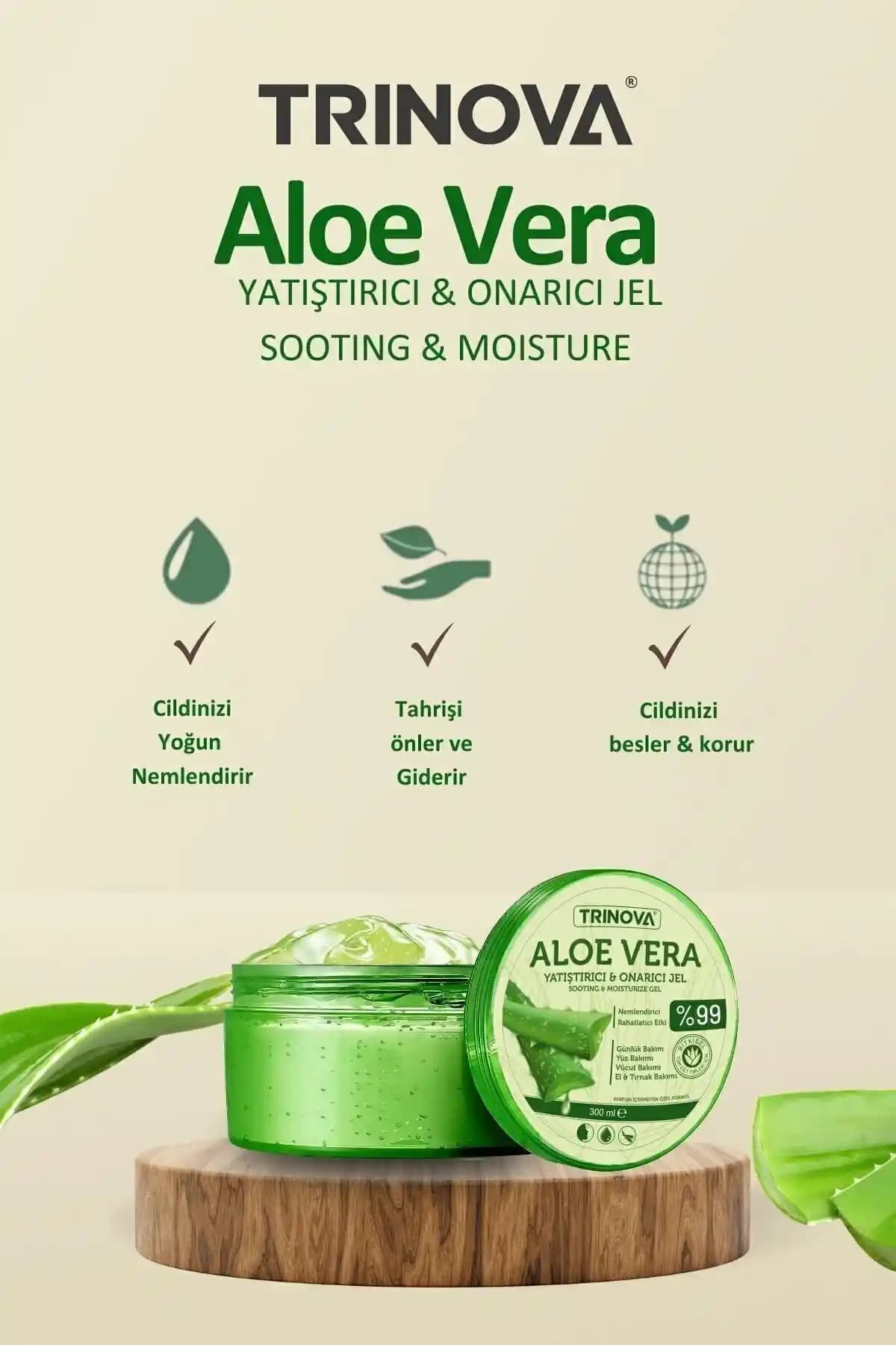 Trinova Aloe Vera Jel: Mevcut Bilgi Durumu ve Kozmetik Kullanımının Genel Değerlendirmesi