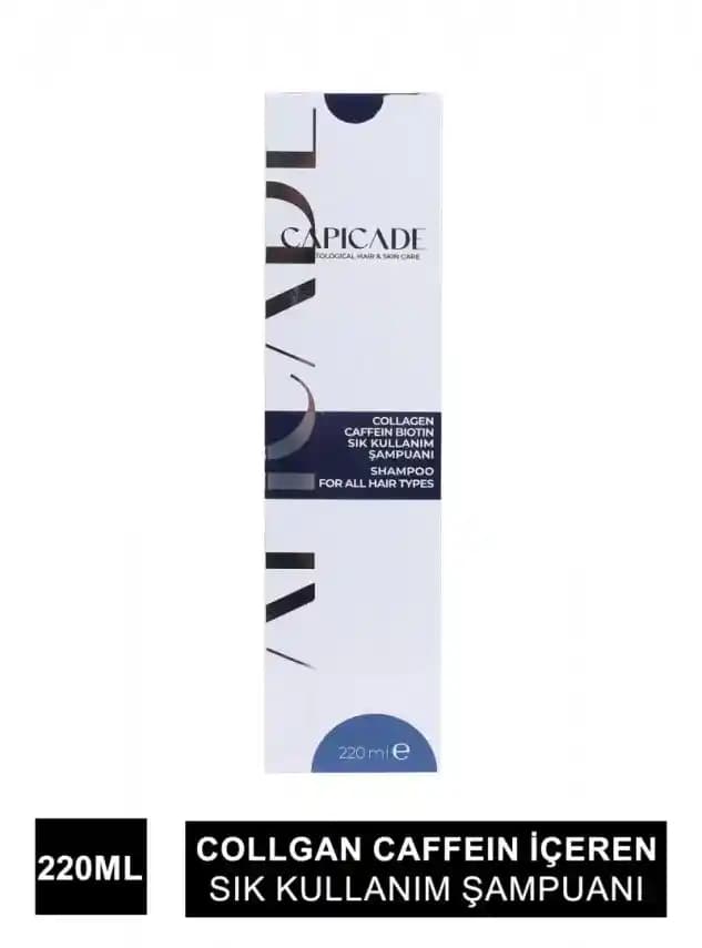 Capicade Collagen Caffeine Biotin Şampuan 220 ml: Saç Sağlığını Destekleyen Formül