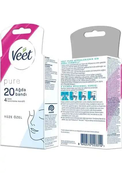 20'li Yaşlarda Güzel ve Pürüzsüz Bir Cilt İçin Veet Ağda Bandı Kullanımı