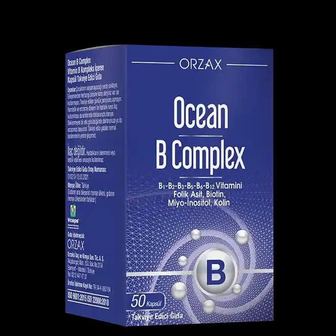 B Kompleks Ocean: Cilt ve Genel Sağlık İçin Güçlü Bir Vitamin Takviyesi