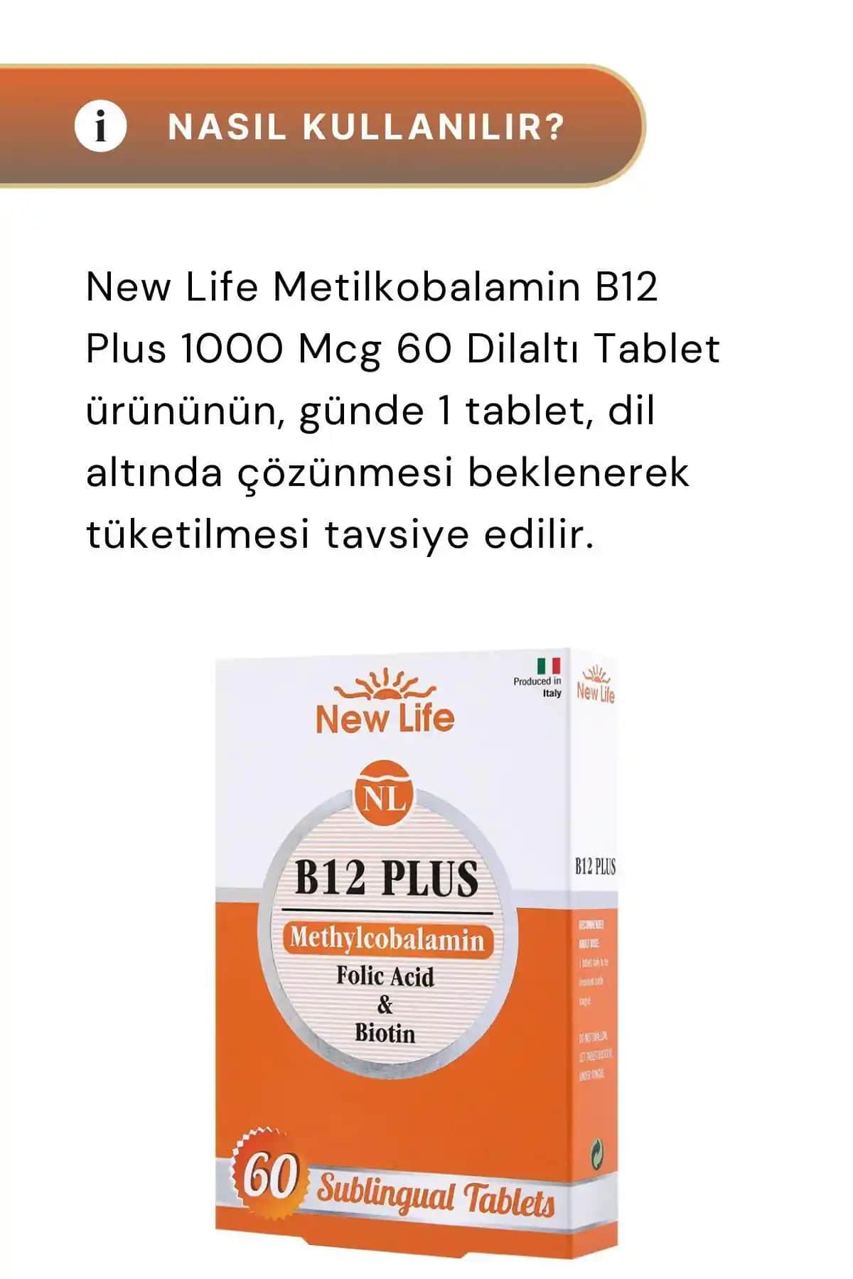 B12 Plus Dilaltı Tableti ile Sağlıklı Yaşam ve Enerji Artışına Yönelik Profesyonel Rehber