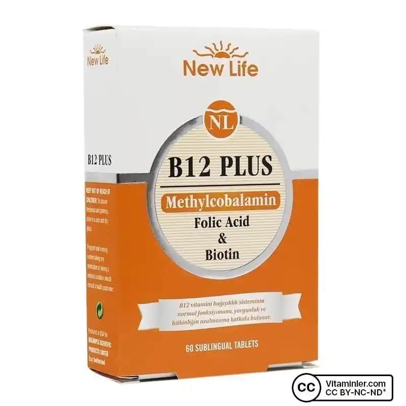 B12 Plus New Life: Enerji ve Cilt Sağlığı İçin Güçlü Vitamin Takviyesi