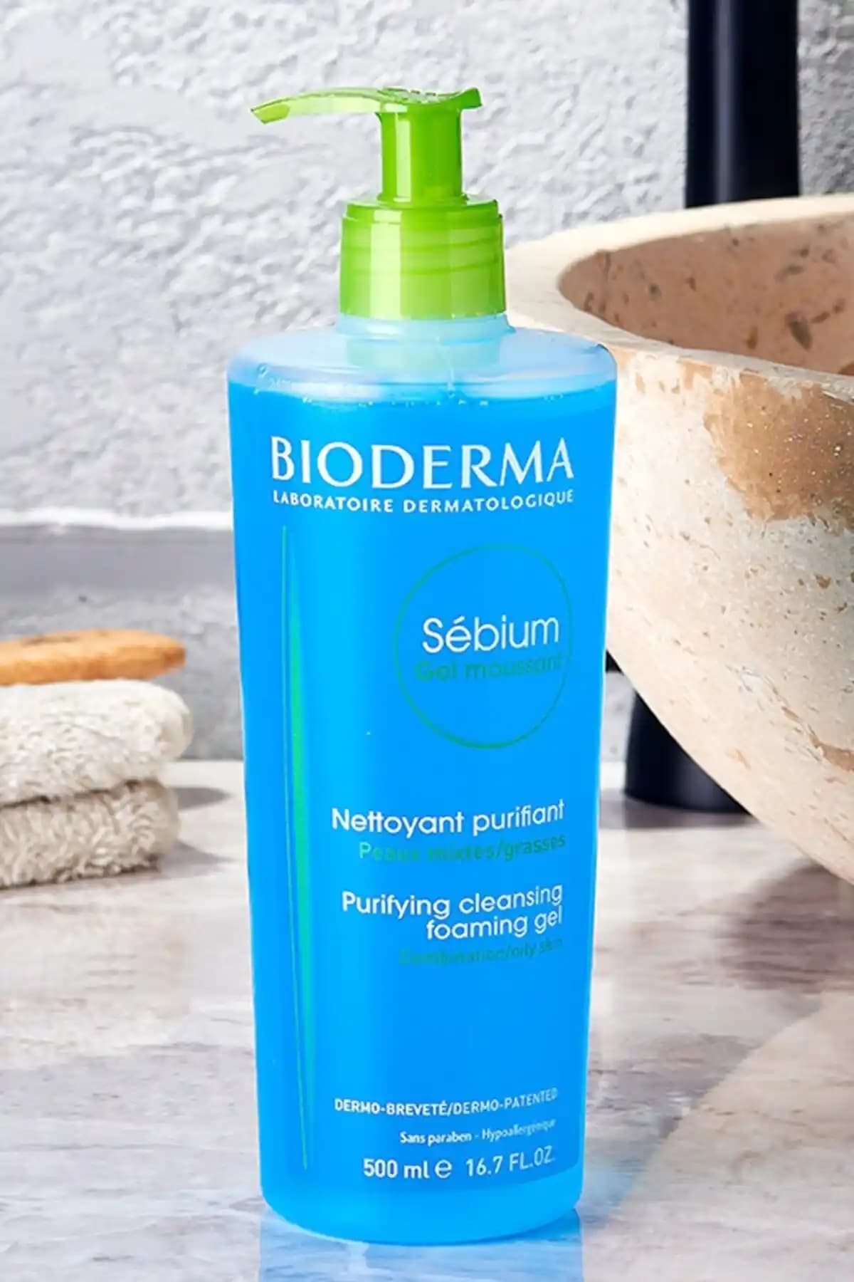 Bioderma Foaming Gel 500 ml Hassas ve Kuru Ciltler İçin Güvenilir Temizlik Çözümü