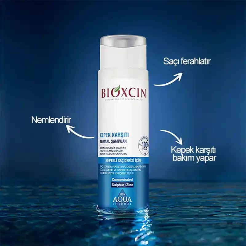 Bioxcin Aqua Thermal Kepek Karşıtı Termal Şampuan ile Saç Sağlığında Etkili Çözüm