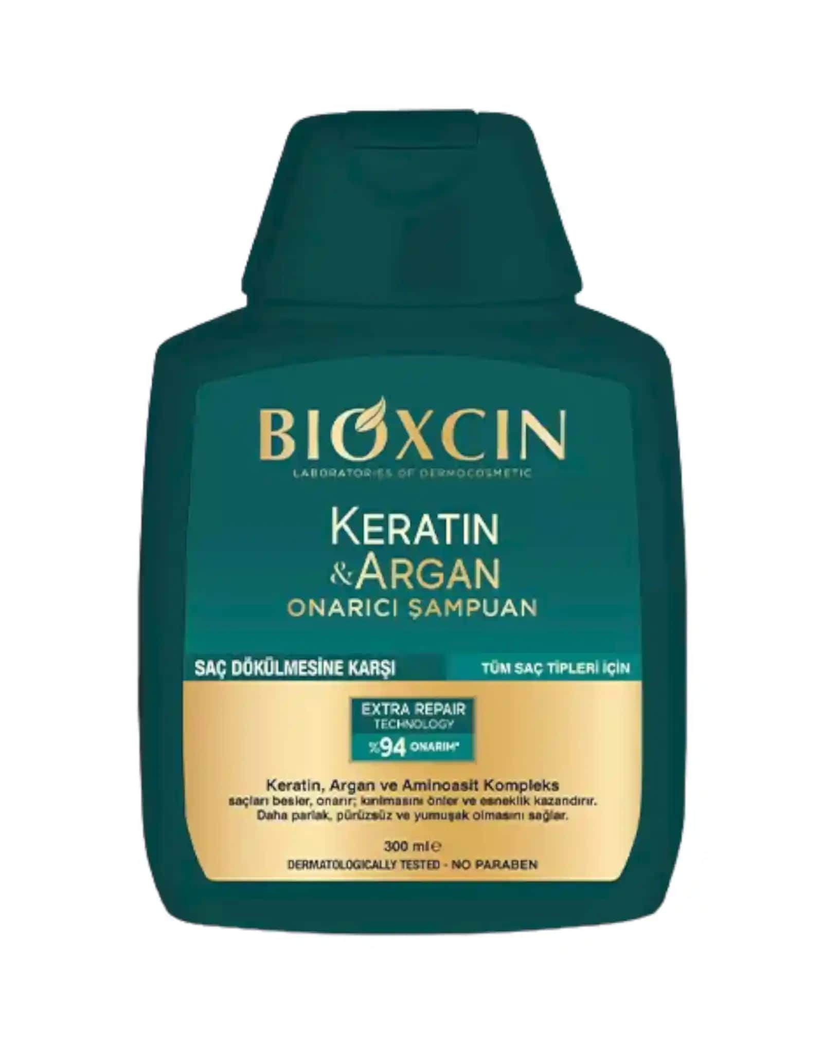 Bioxcin Keratin Argan Onarıcı Şampuan ile Saçlarınızı Güçlendirin ve Parlaklık Kazanın