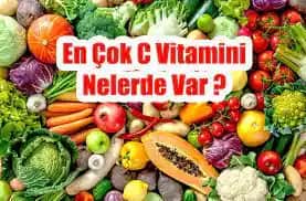 C vitamini İçeren Yiyecekler: Sağlıklı Yaşam ve Cilt Bakımı İçin Doğal Kaynaklar