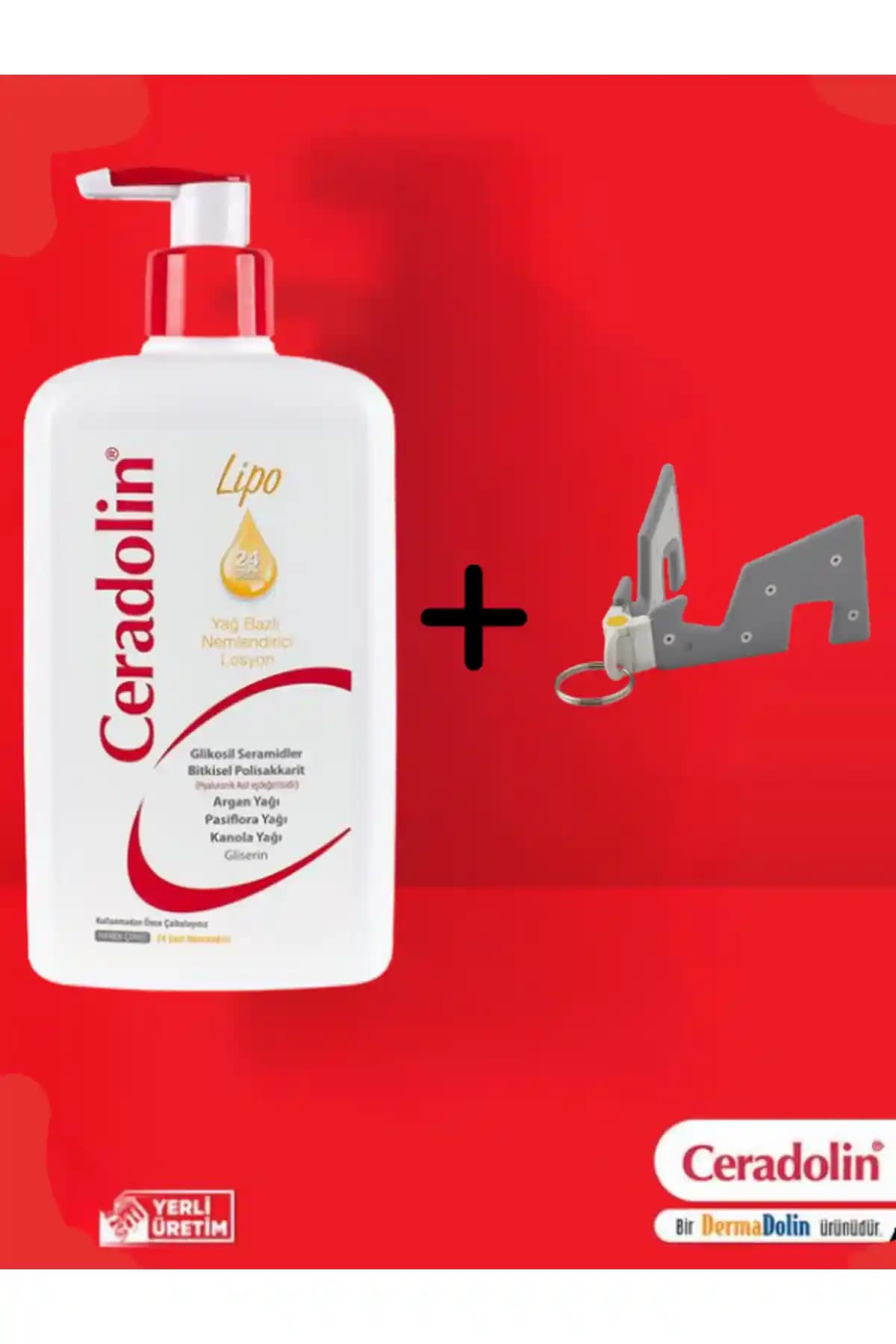 Ceradolin Lipo 500 ml: Hassas ve kuru ciltler için güçlendirici bakım ürünü