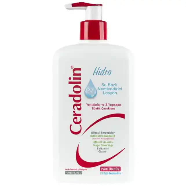 Ceradolin su bazlı nemlendirici losyon: hassas ve kuru ciltler için etkili bakım ürünü