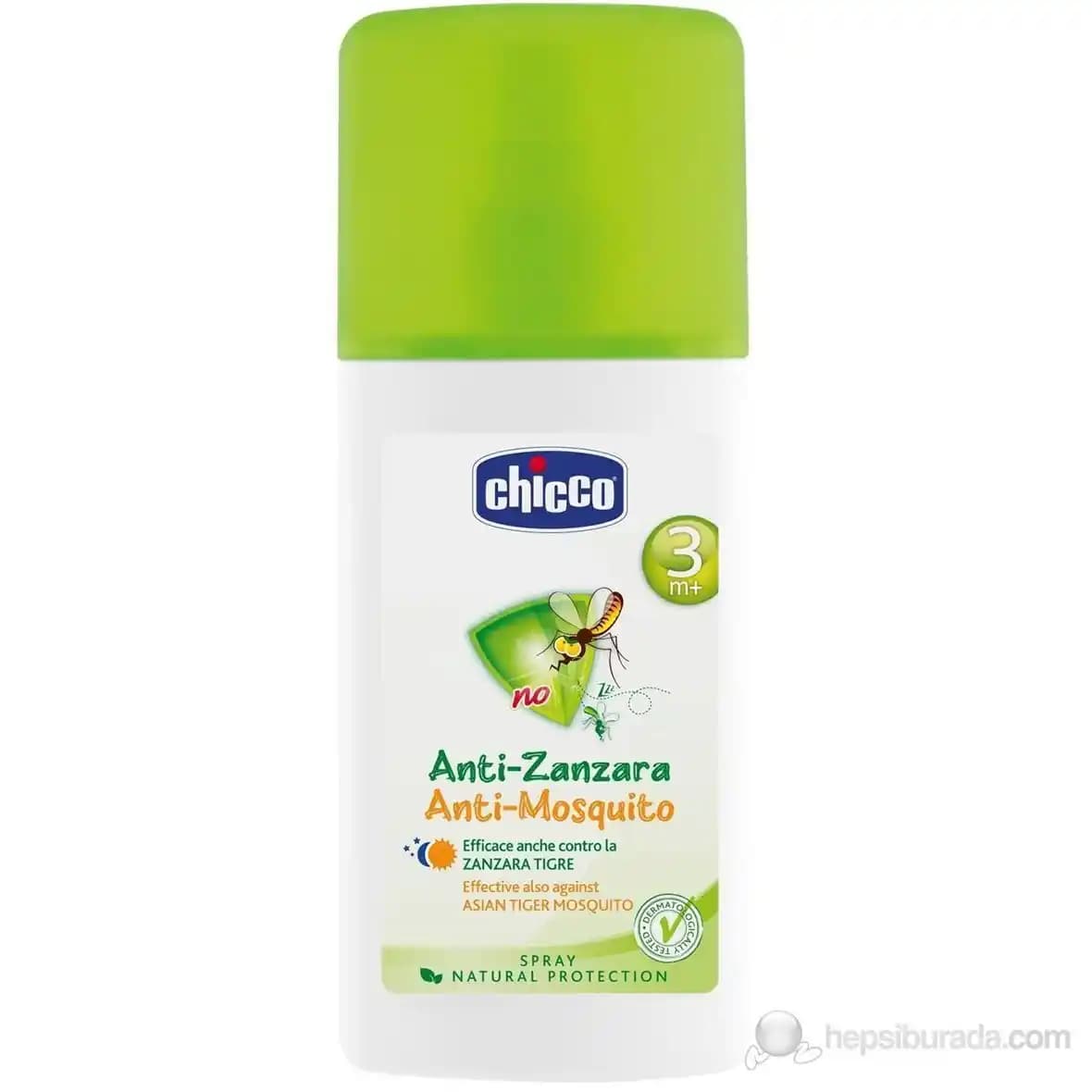 Chicco Sinek Kovucu Doğal İçeriklerle Güvenli Sineklere Karşı Koruma Çözümü