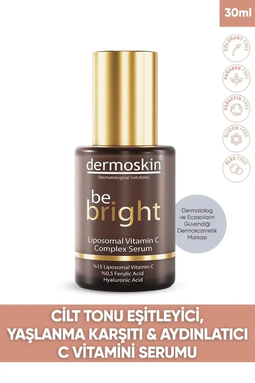 Dermoskin Be Bright Liposomal Vitamin C Serumu: Cilt Parlaklığı ve Sağlığı İçin Güçlü Bir Seçenek