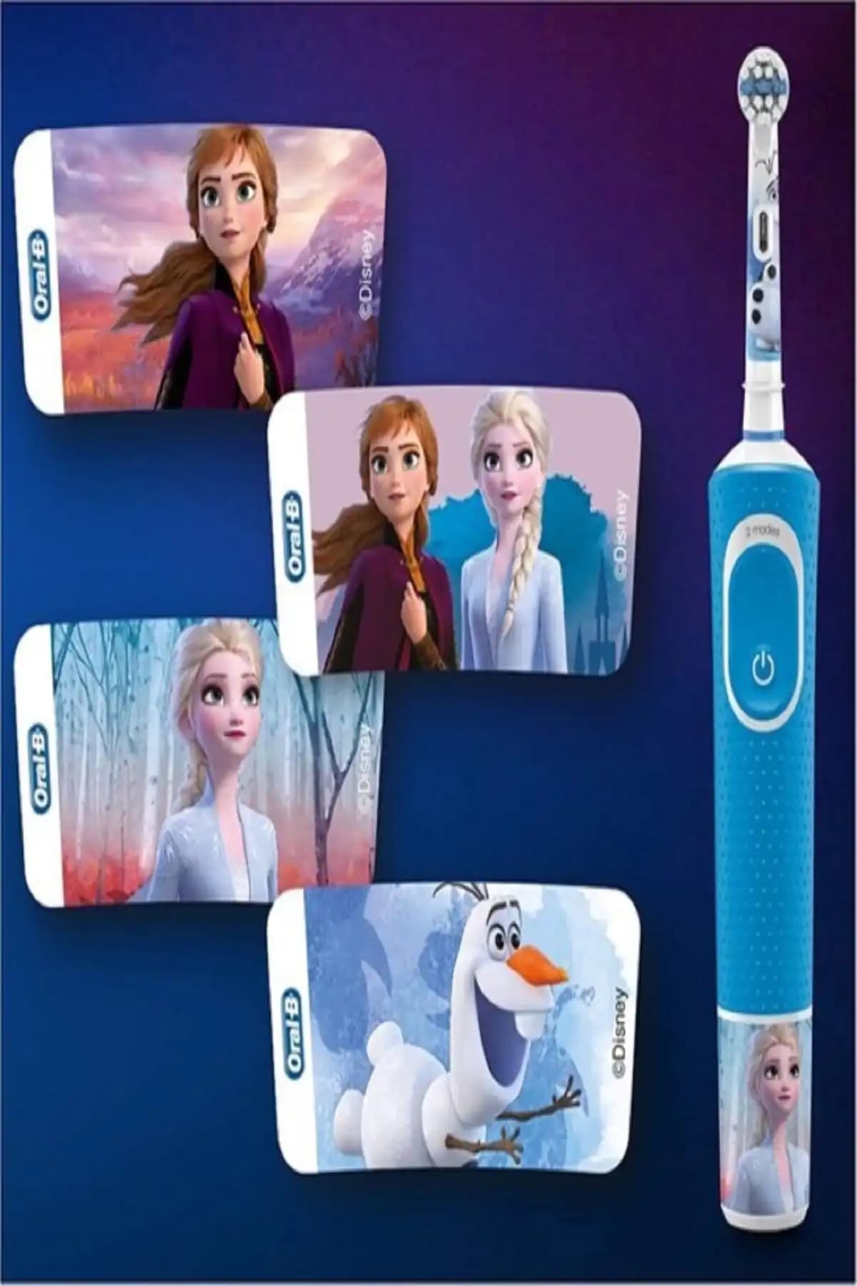 Frozen Temalı Şarjlı Çocuk Diş Fırçası: Eğlenceli ve Etkili Diş Bakımı Çözümü