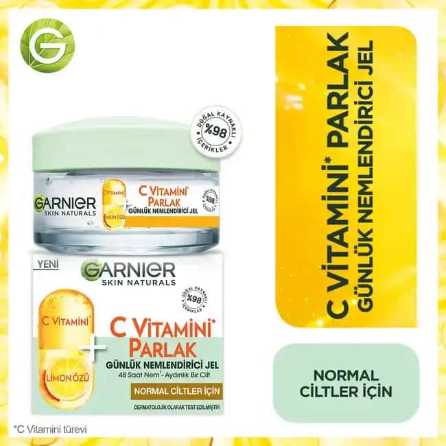 Garnier C Vitamini Nemlendirici ile Cilt Bakımında Yeni Dönem Başlıyor