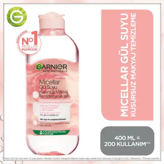 Garnier Gül Suyu ile Doğal ve Çok Yönlü Cilt Bakımı Rehberi