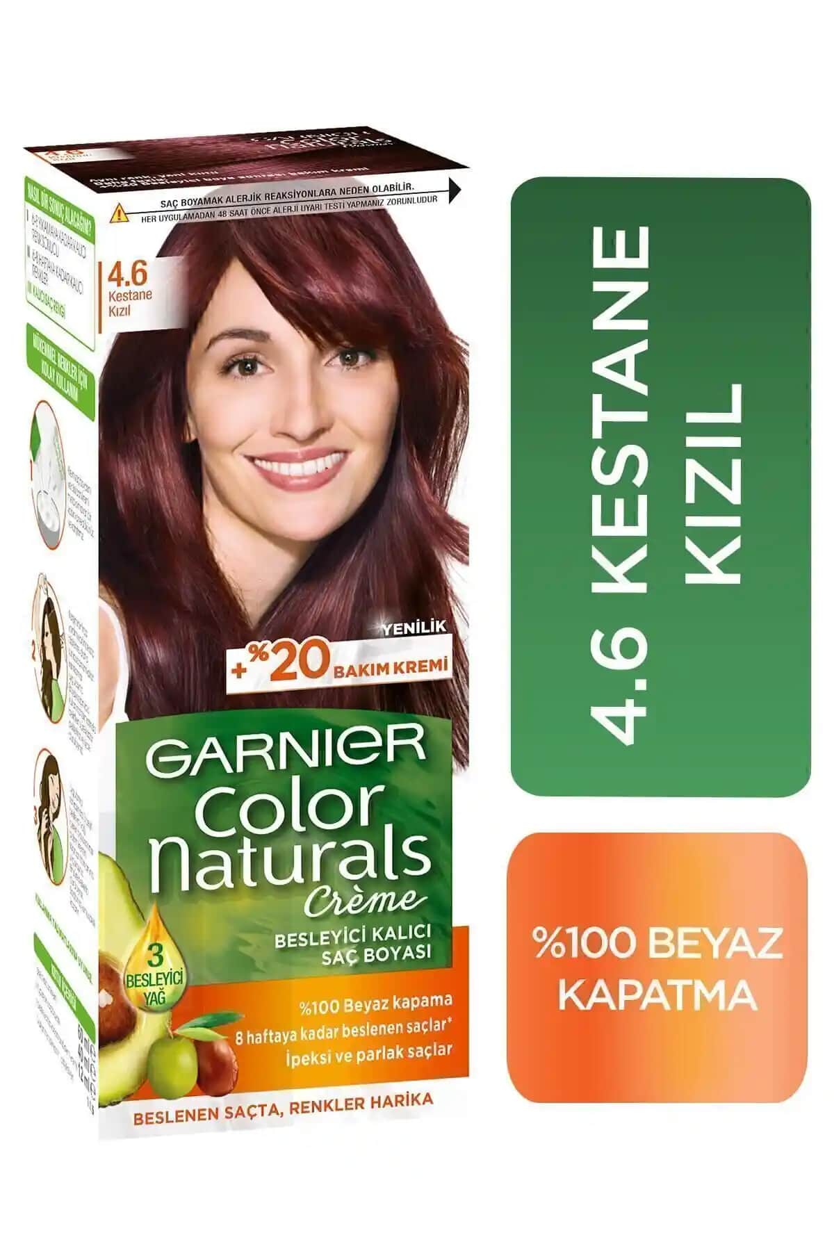 Garnier Kestane Kızıl Saç Boyası ile Doğal ve Çekici Bir Görünüm Elde Edin