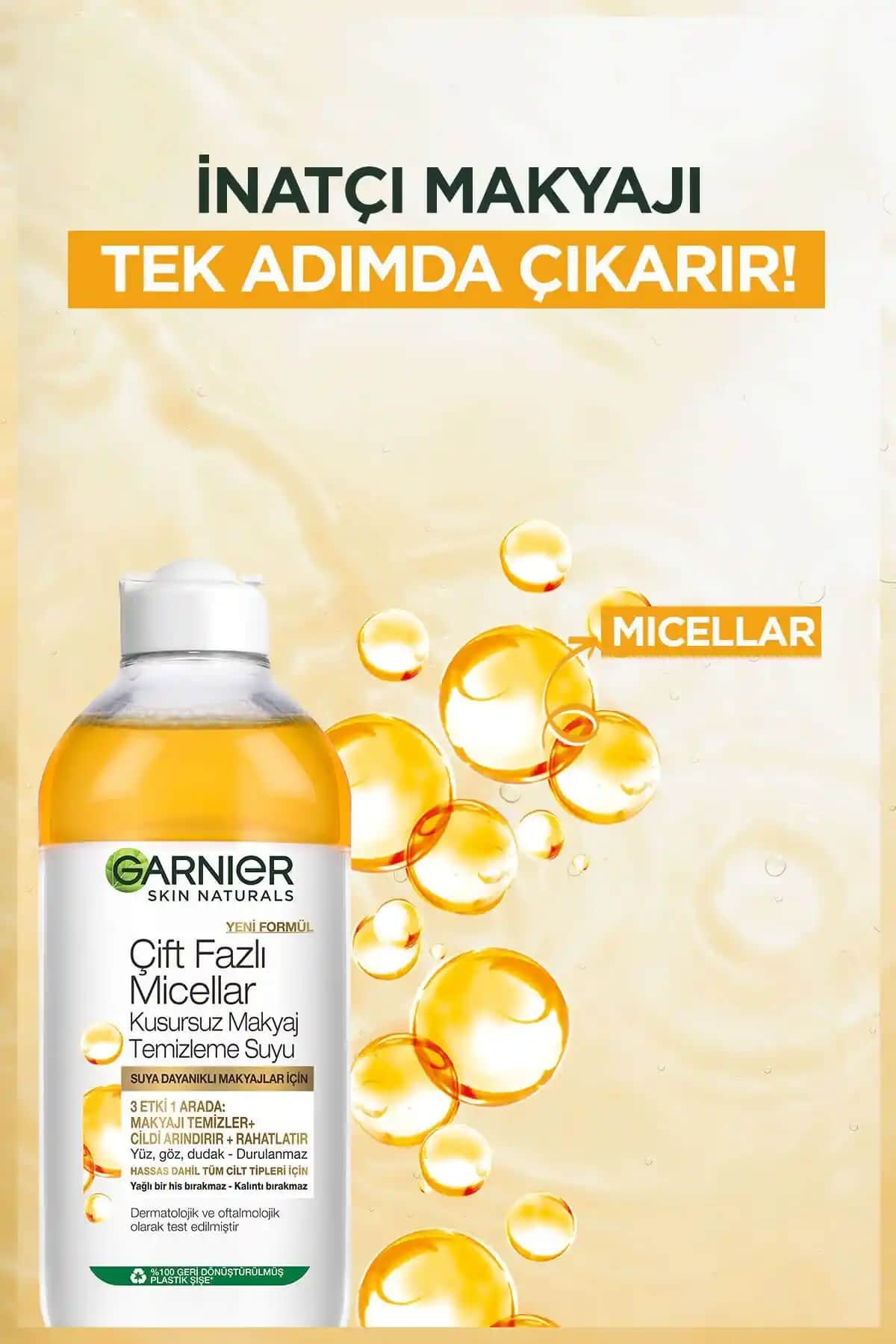 Garnier Micellar Suyu ile Derinlemesine Makyaj Temizliği ve Cilt Sağlığı
