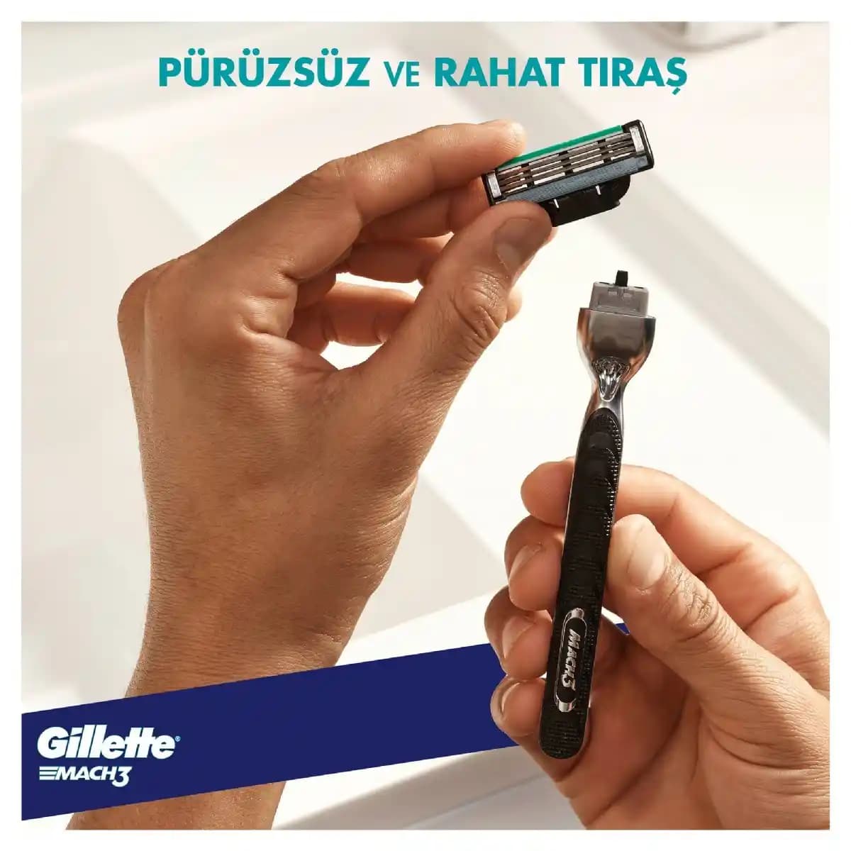 Gillette Mach3 Yedek Tıraş Bıçağı 4'lü Seti ile Kaliteli ve Konforlu Tıraş Deneyimi