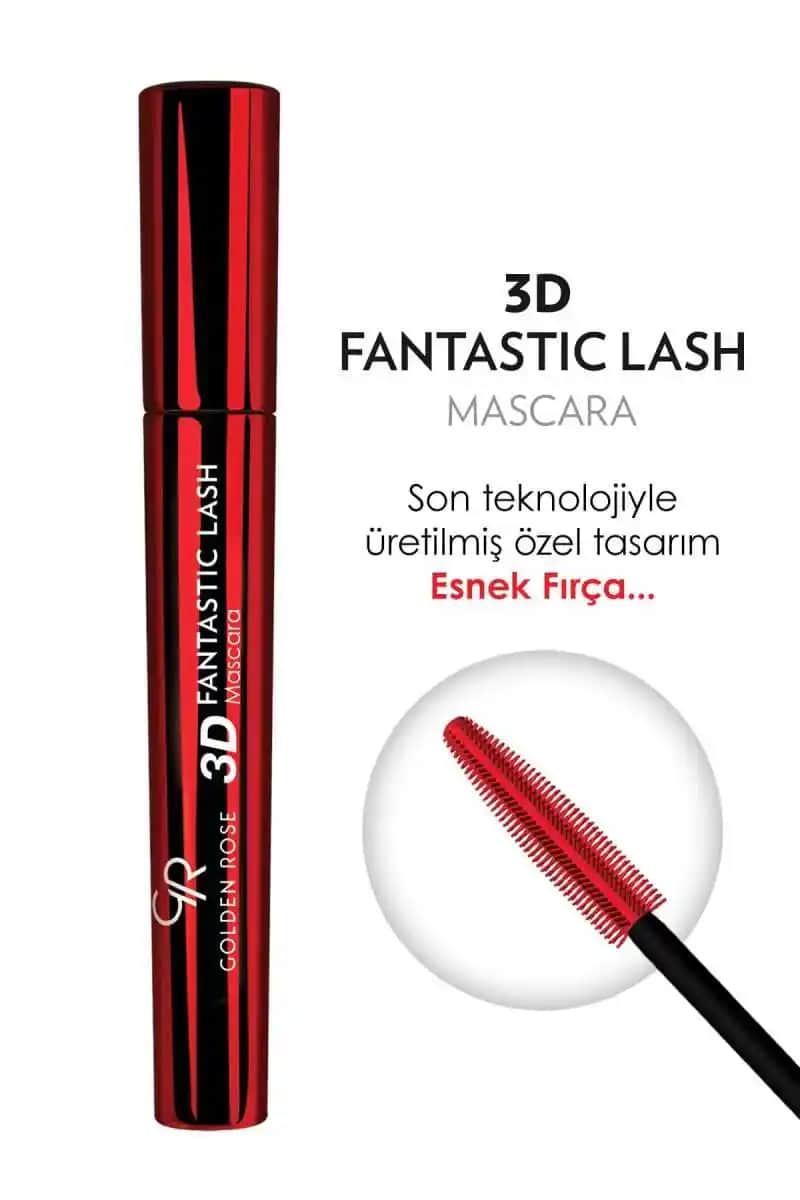 Golden Rose 3D Fantastic Lash Maskara ile doğal ve hacimli kirpikler için ideal seçim