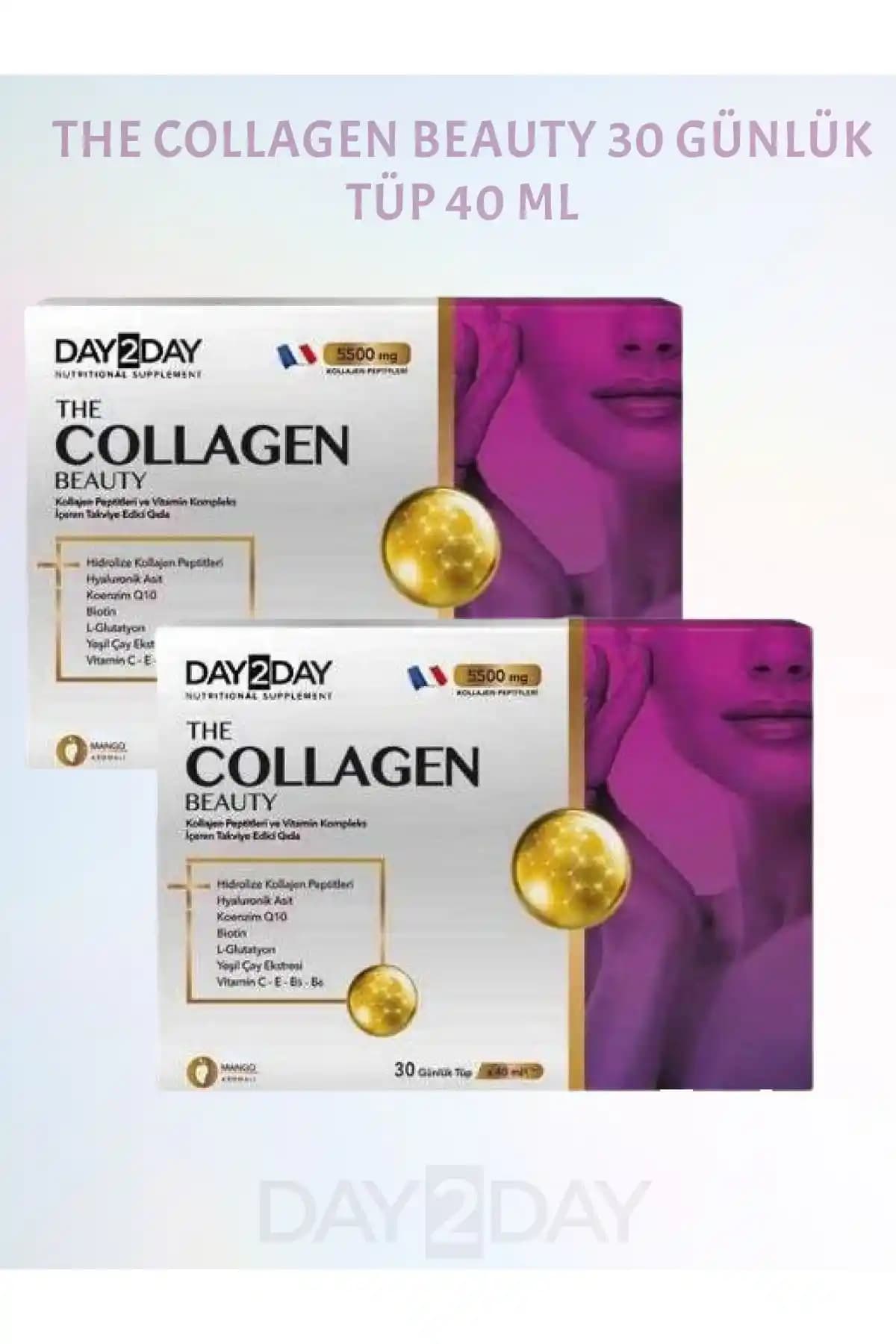 Günlük Güzellik ve Sağlık İçin Kollajen Takviyesi: Day2Day The Collagen Beauty Plus 30 Tüp
