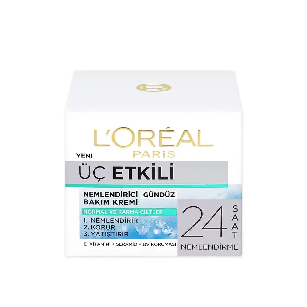 L'Oréal 3 Etkili Ferahlık Günlük Bakım Kremi: Cildinizi Koruyan ve Tazelik Sağlayan Ürün