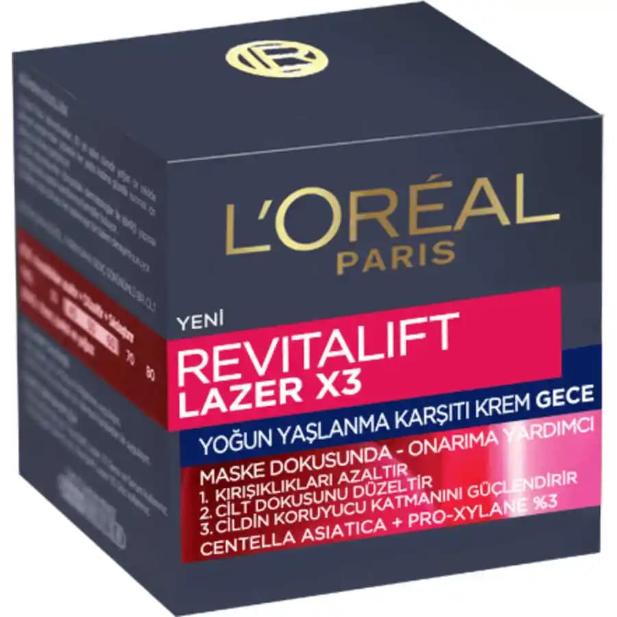 L'Oréal Paris Lazer X3 Gece Serumu: Cilt Yenileme ve Yaşlanma Karşıtı Etkili Bakım