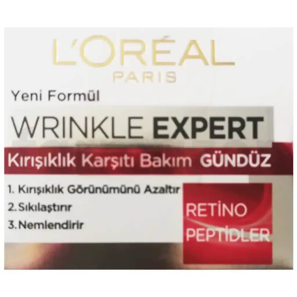 L'Oréal Paris Wrinkle Expert Kırışıklık Karşıtı Bakım Kremi 50ml ile genç ve sağlıklı cilt